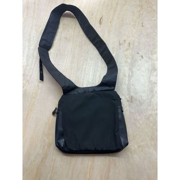 Ameribag Crossbody Multipocket Leather/Nylon Travel Bag Satchel - Picture 5 of 6